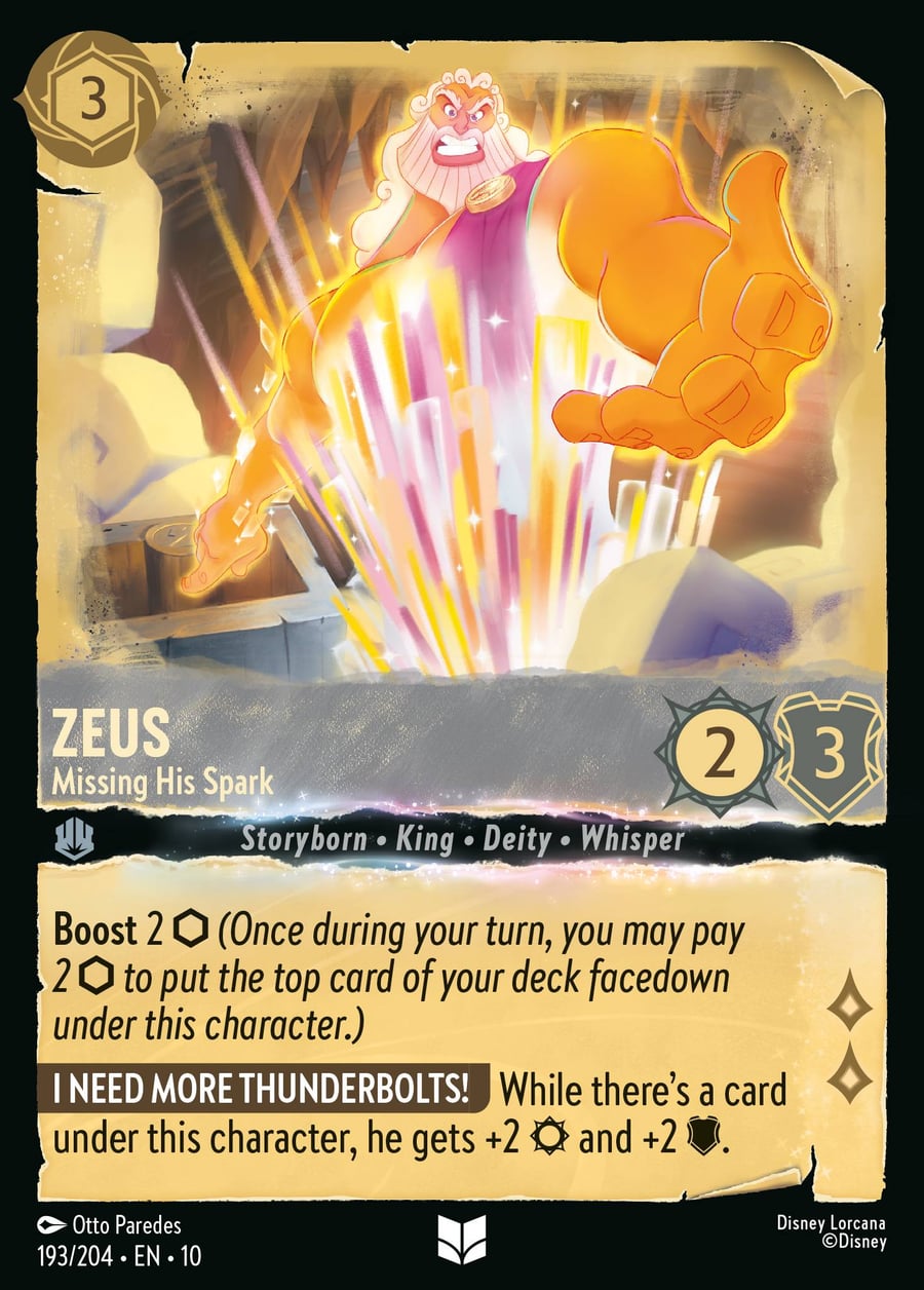 Zeus - Missing His Spark card art