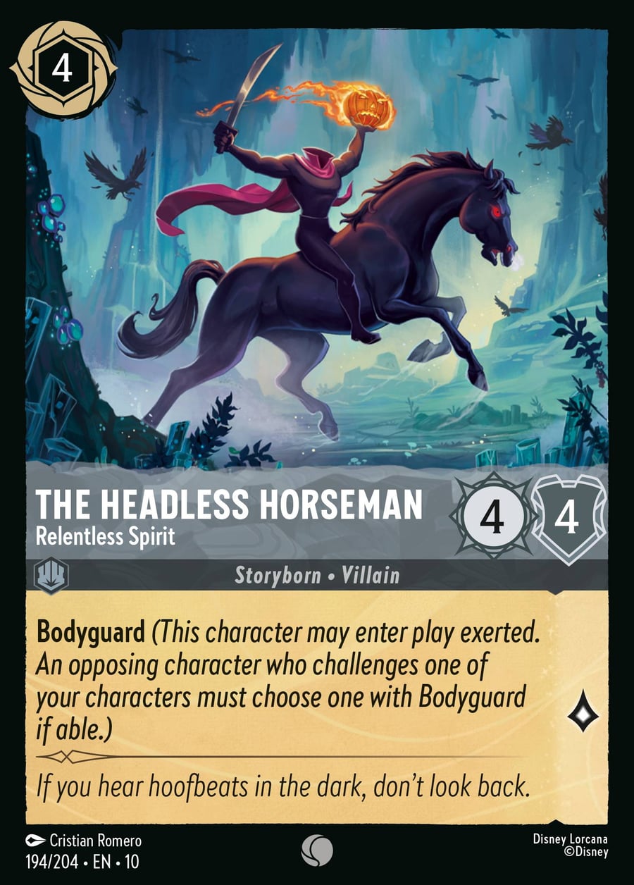 The Headless Horseman - Relentless Spirit card art