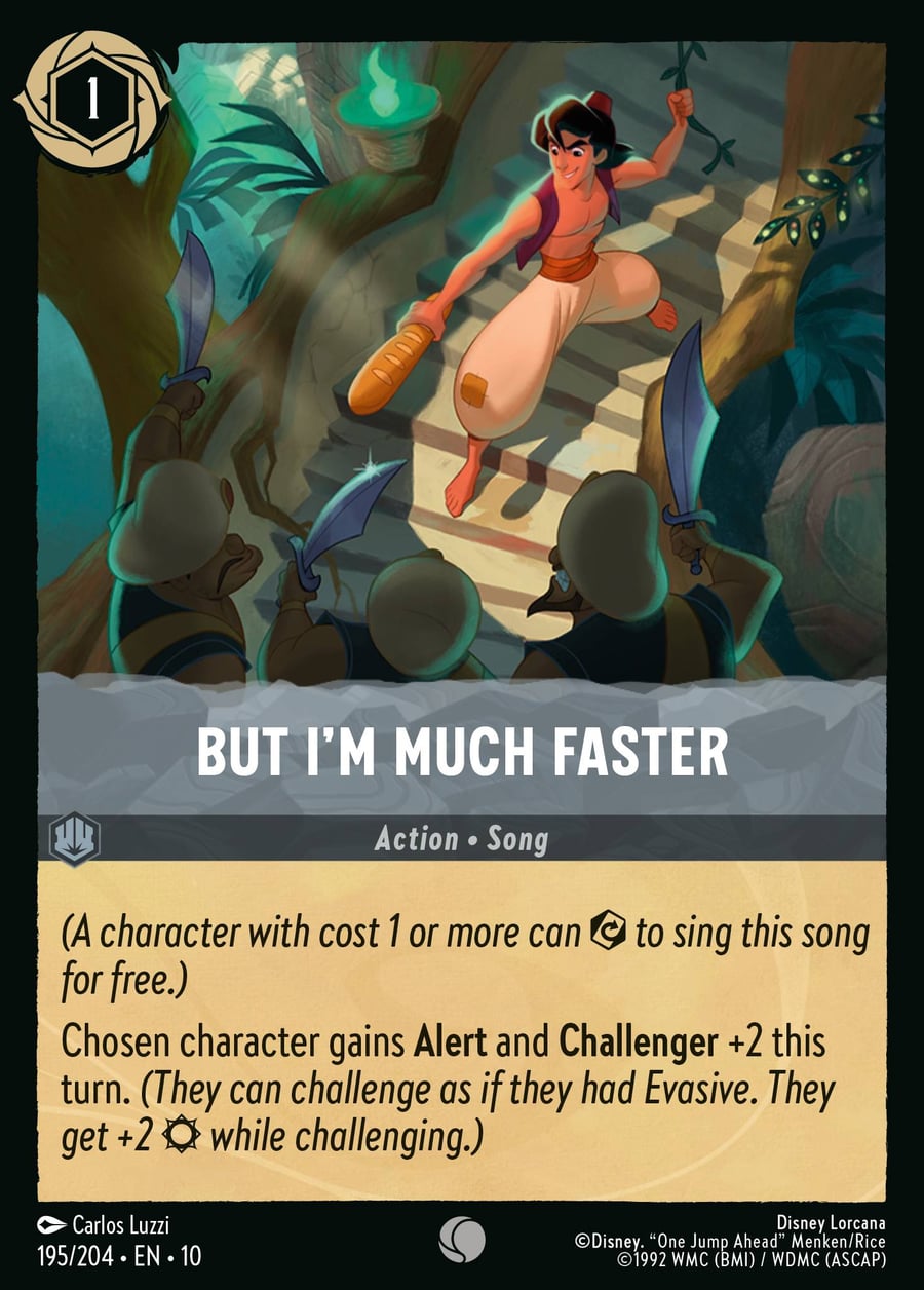 But I'm Much Faster card art