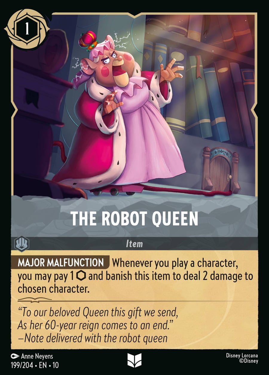The Robot Queen card art