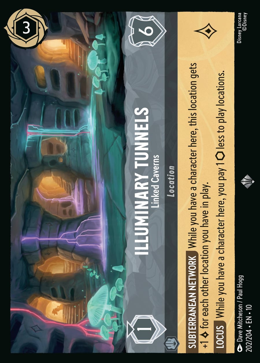 Illuminary Tunnels - Linked Caverns card art