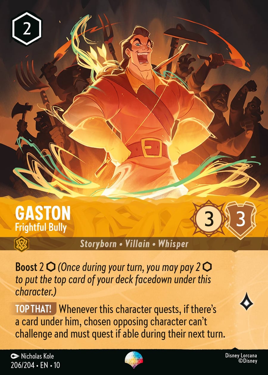 Gaston - Frightful Bully card art