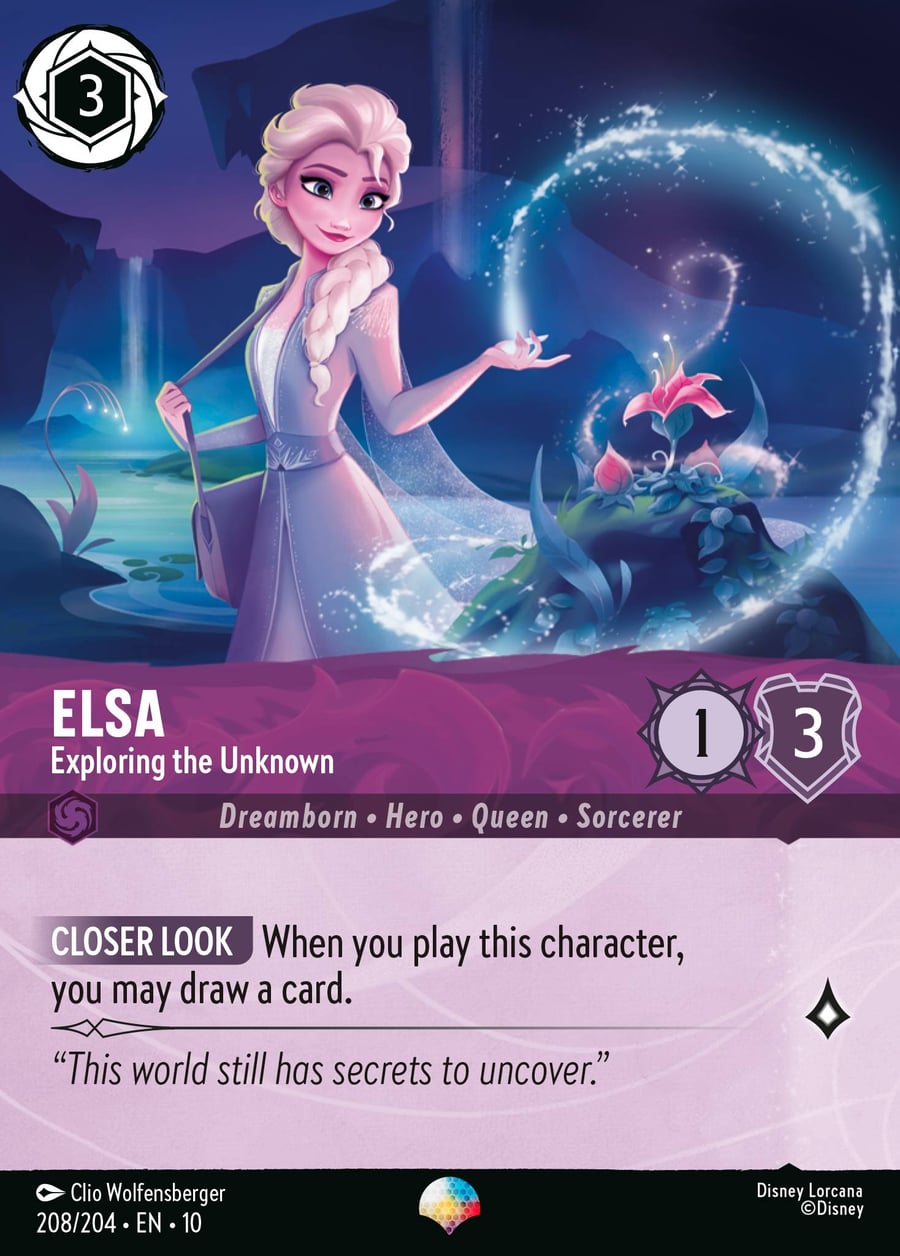 Elsa - Exploring the Unknown card art