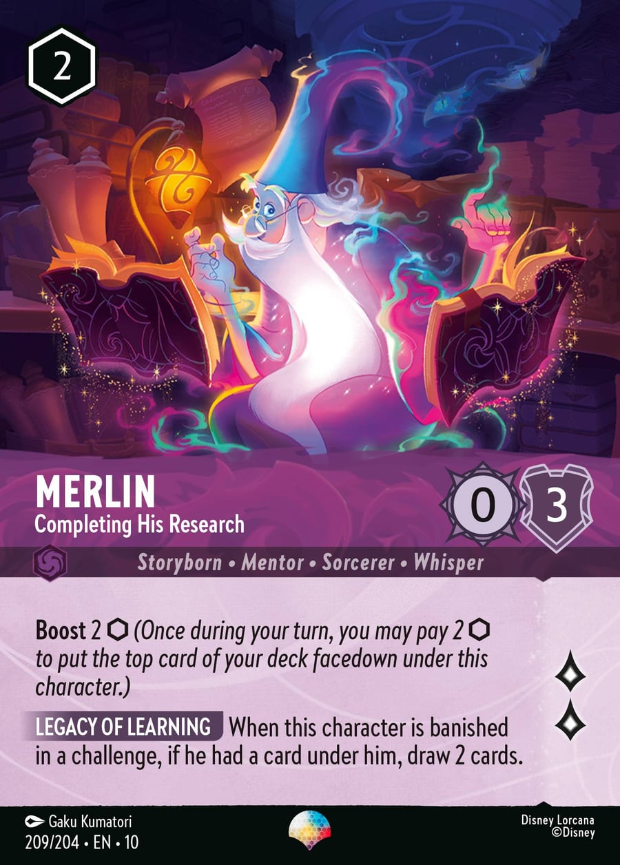 Merlin - Completing His Research card art
