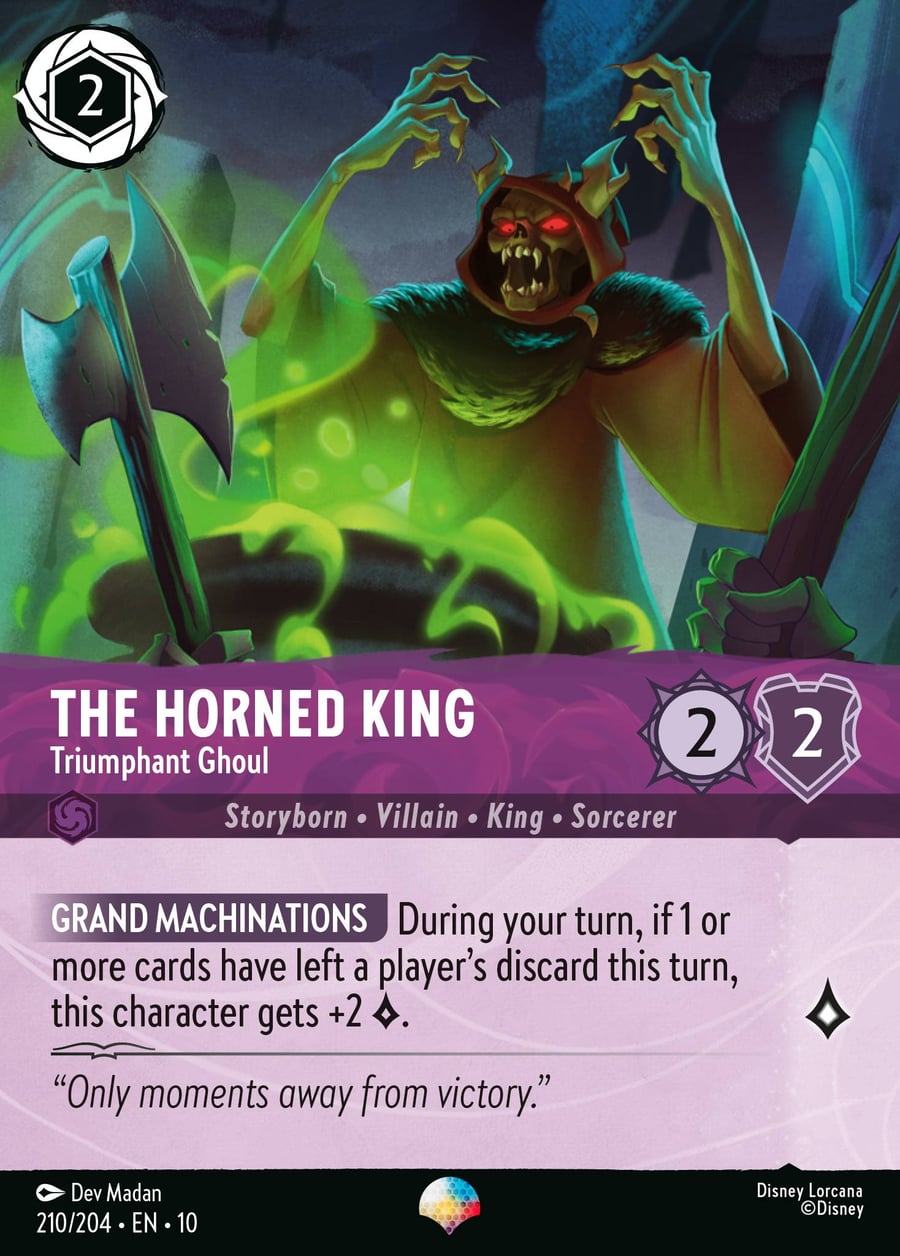The Horned King - Triumphant Ghoul card art