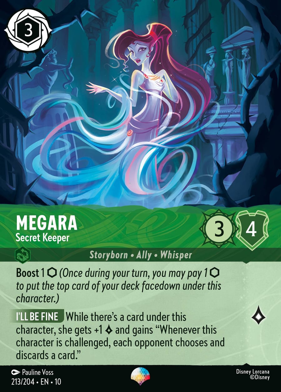 Megara - Secret Keeper card art