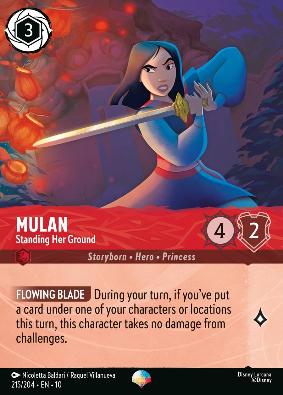 Mulan - Standing Her Ground card art