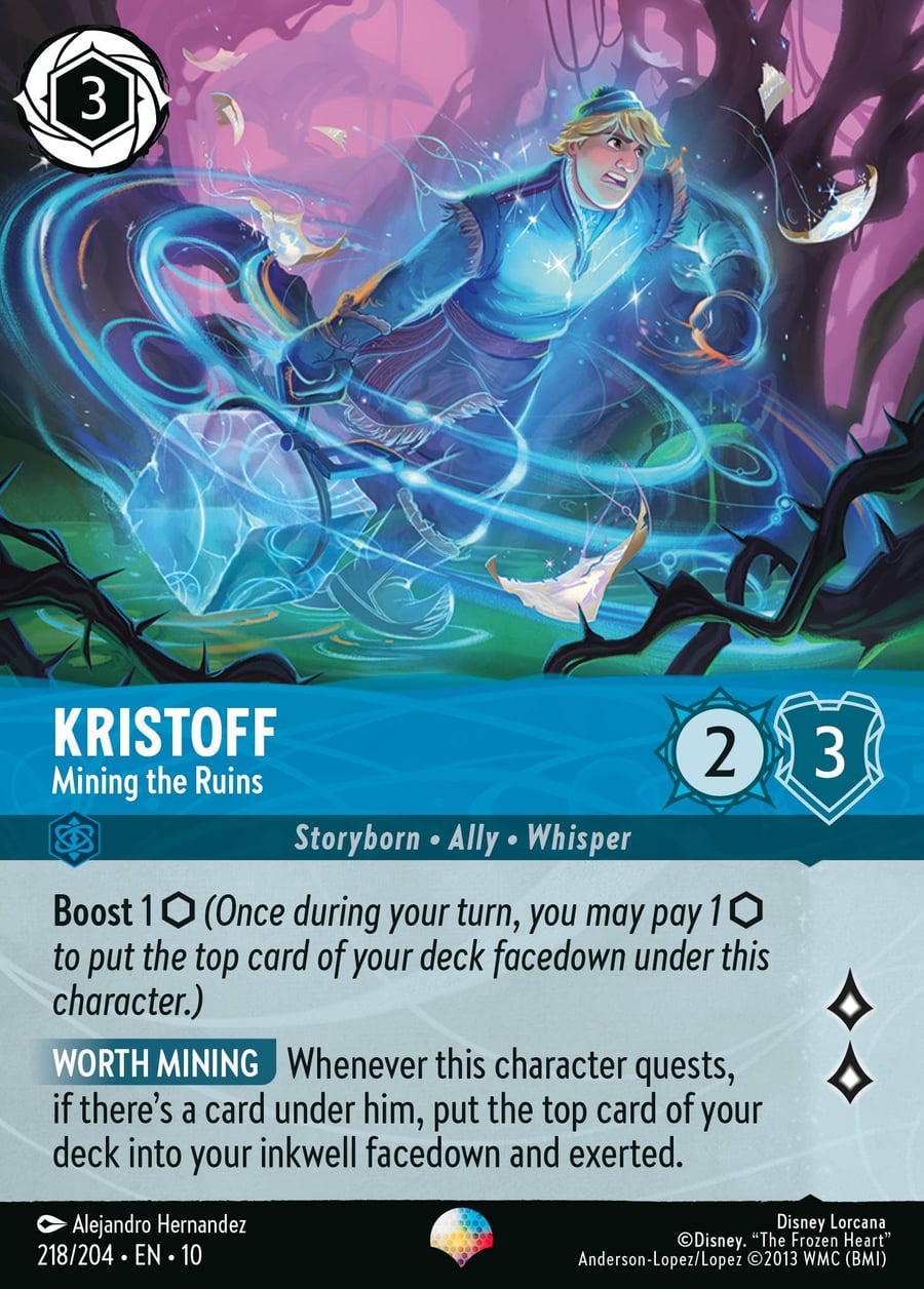 Kristoff - Mining the Ruins card art