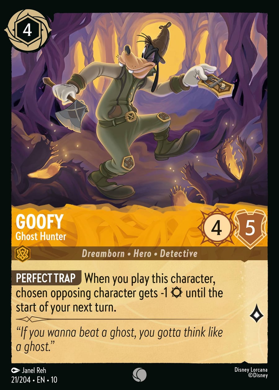 Goofy - Ghost Hunter card art