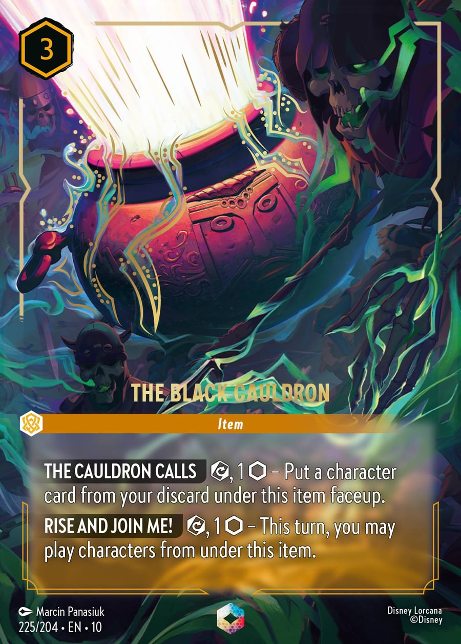 The Black Cauldron card art