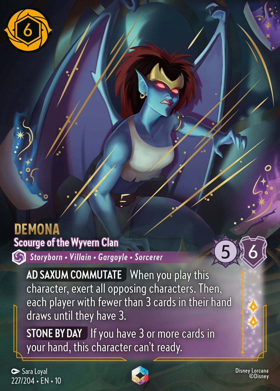 Demona - Scourge of the Wyvern Clan card art