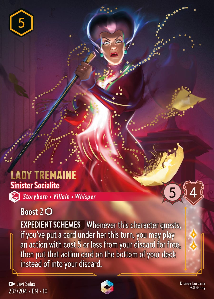Lady Tremaine - Sinister Socialite card art