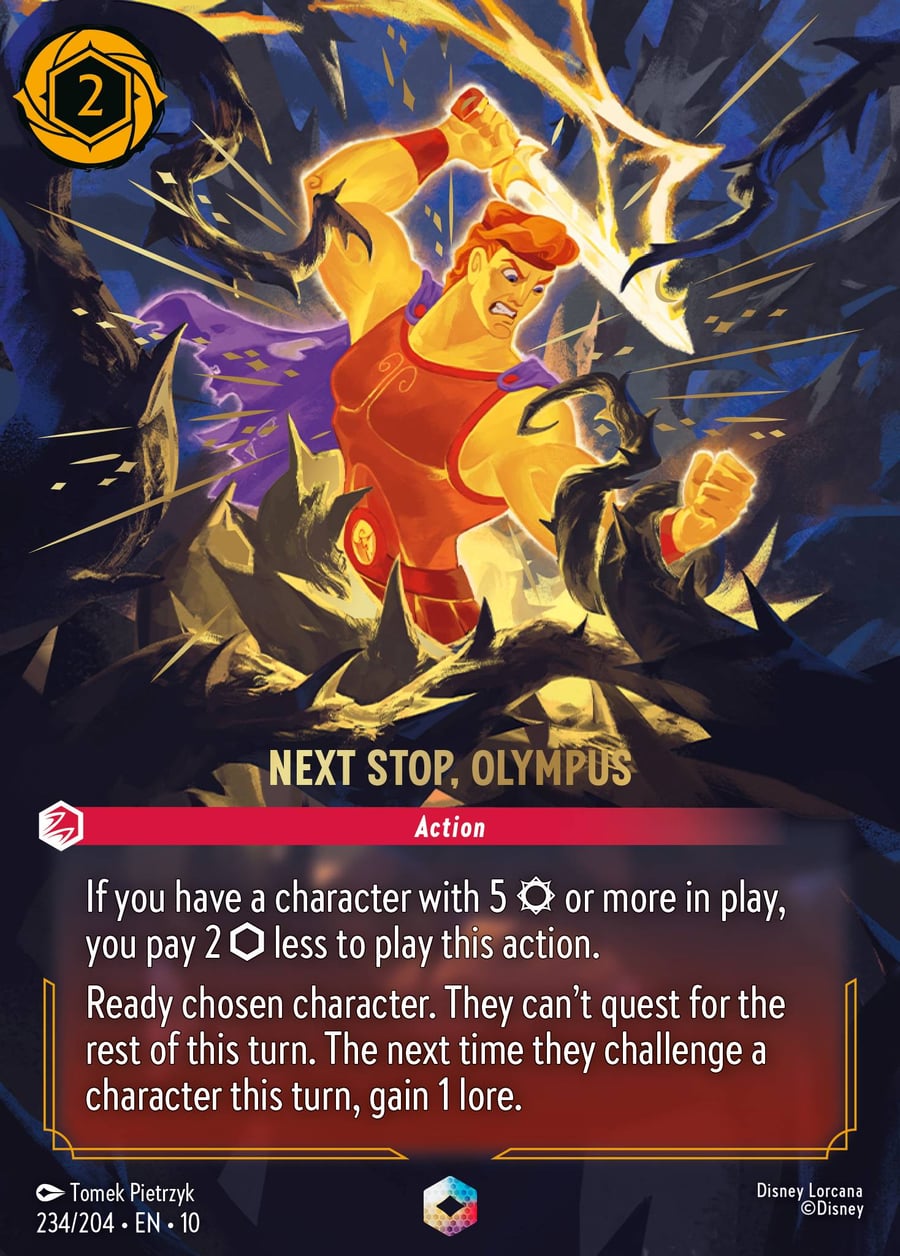 Next Stop, Olympus card art