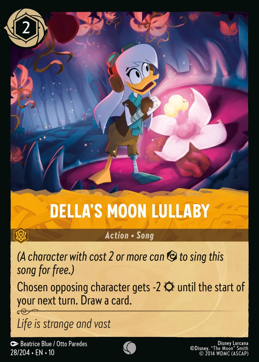 Della's Moon Lullaby card art