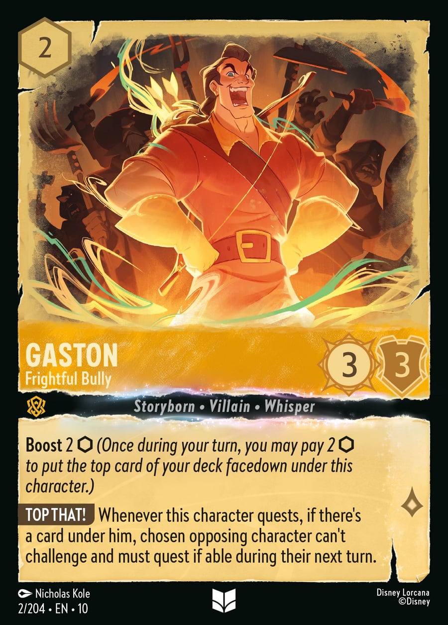 Gaston - Frightful Bully card art