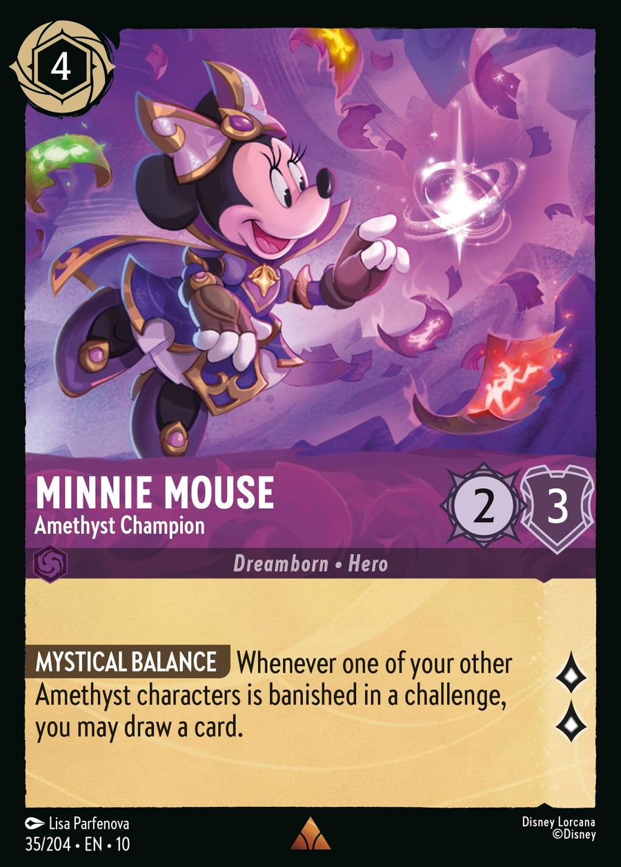 Minnie Mouse - Amethyst Champion card art
