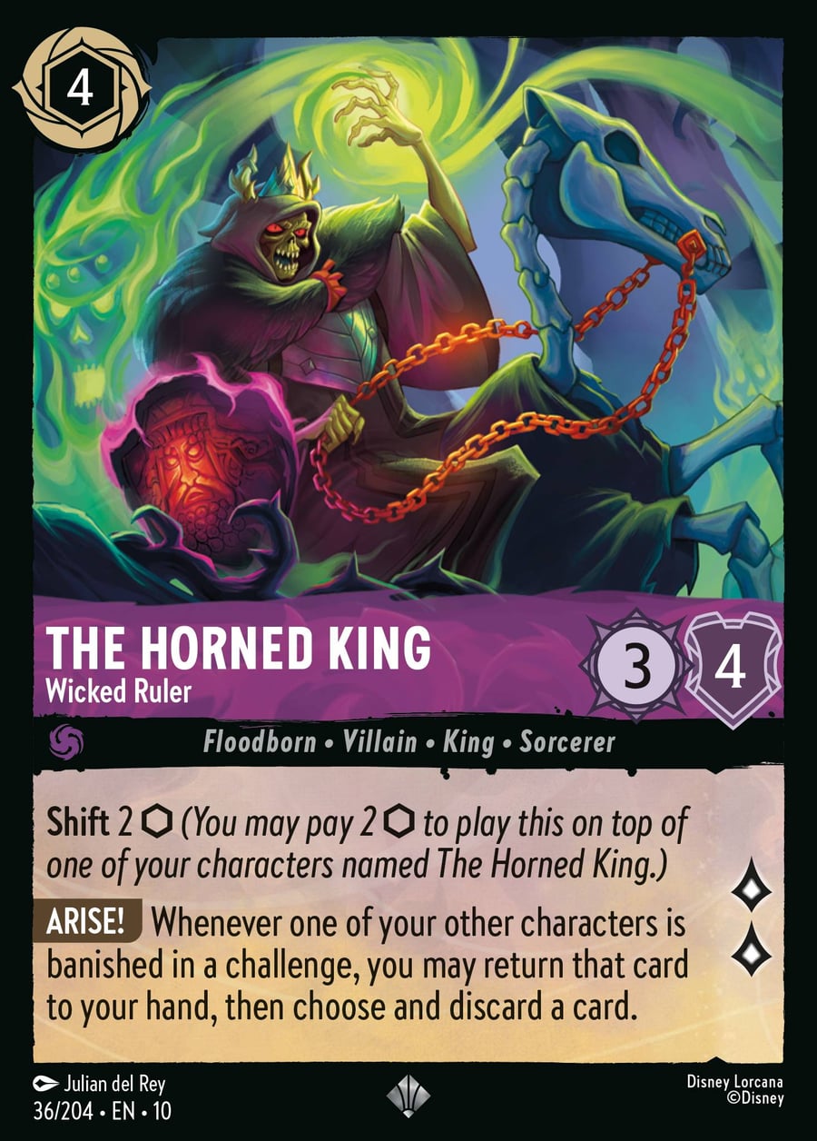 The Horned King - Wicked Ruler card art