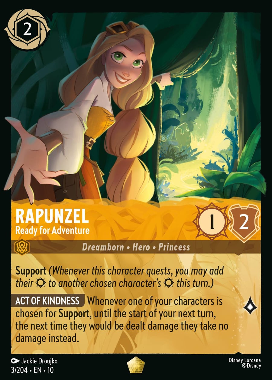 Rapunzel - Ready for Adventure card art