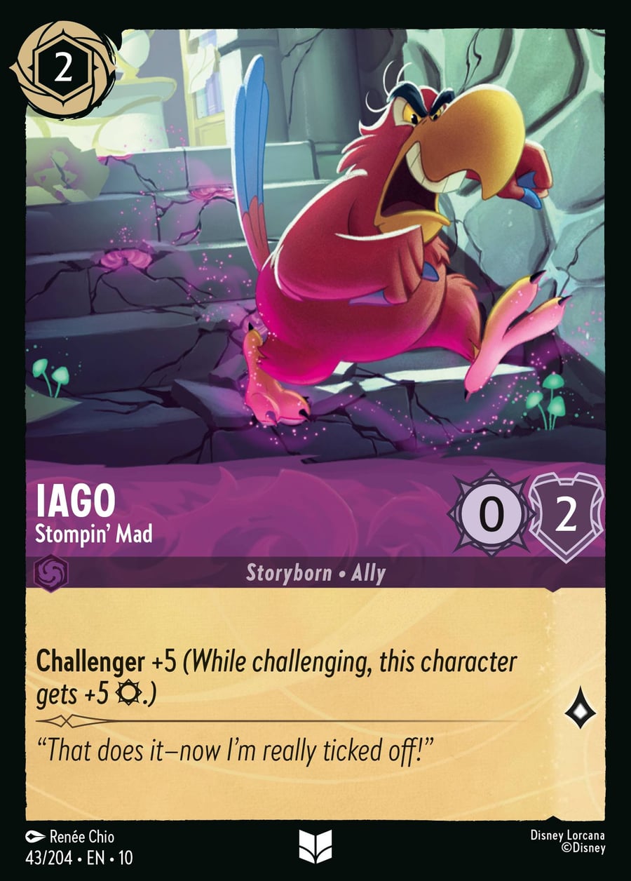 Iago - Stompin' Mad card art