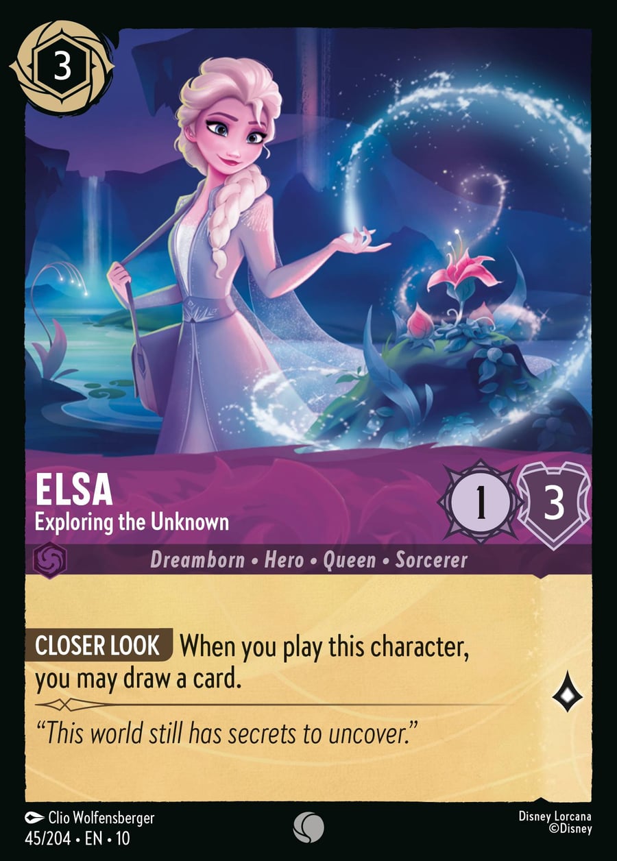 Elsa - Exploring the Unknown card art