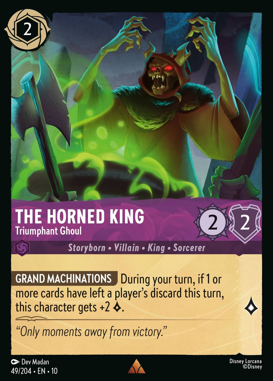 The Horned King - Triumphant Ghoul card art