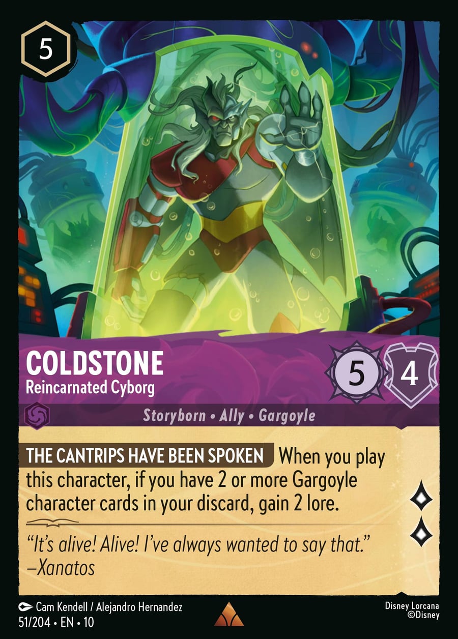 Coldstone - Reincarnated Cyborg card art