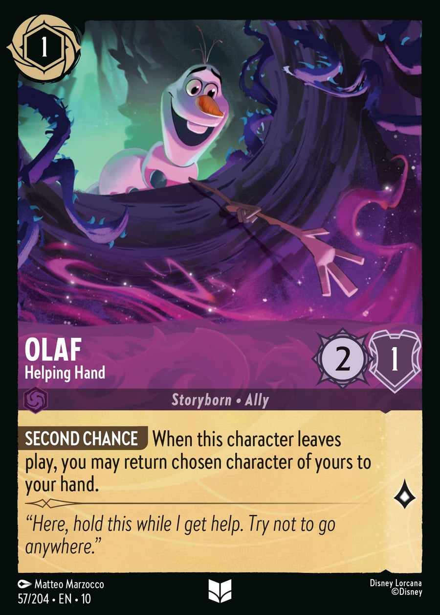 Olaf - Helping Hand card art