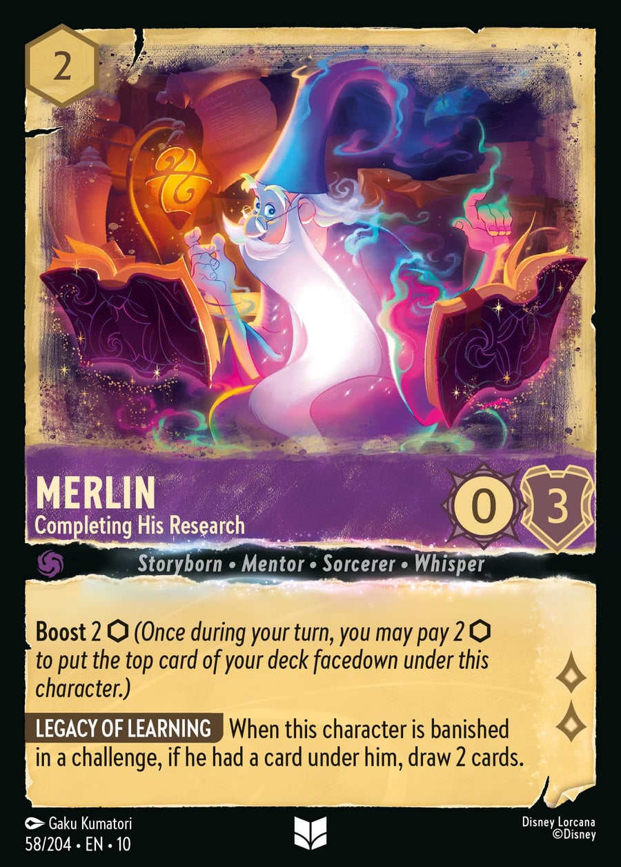 Merlin - Completing His Research card art
