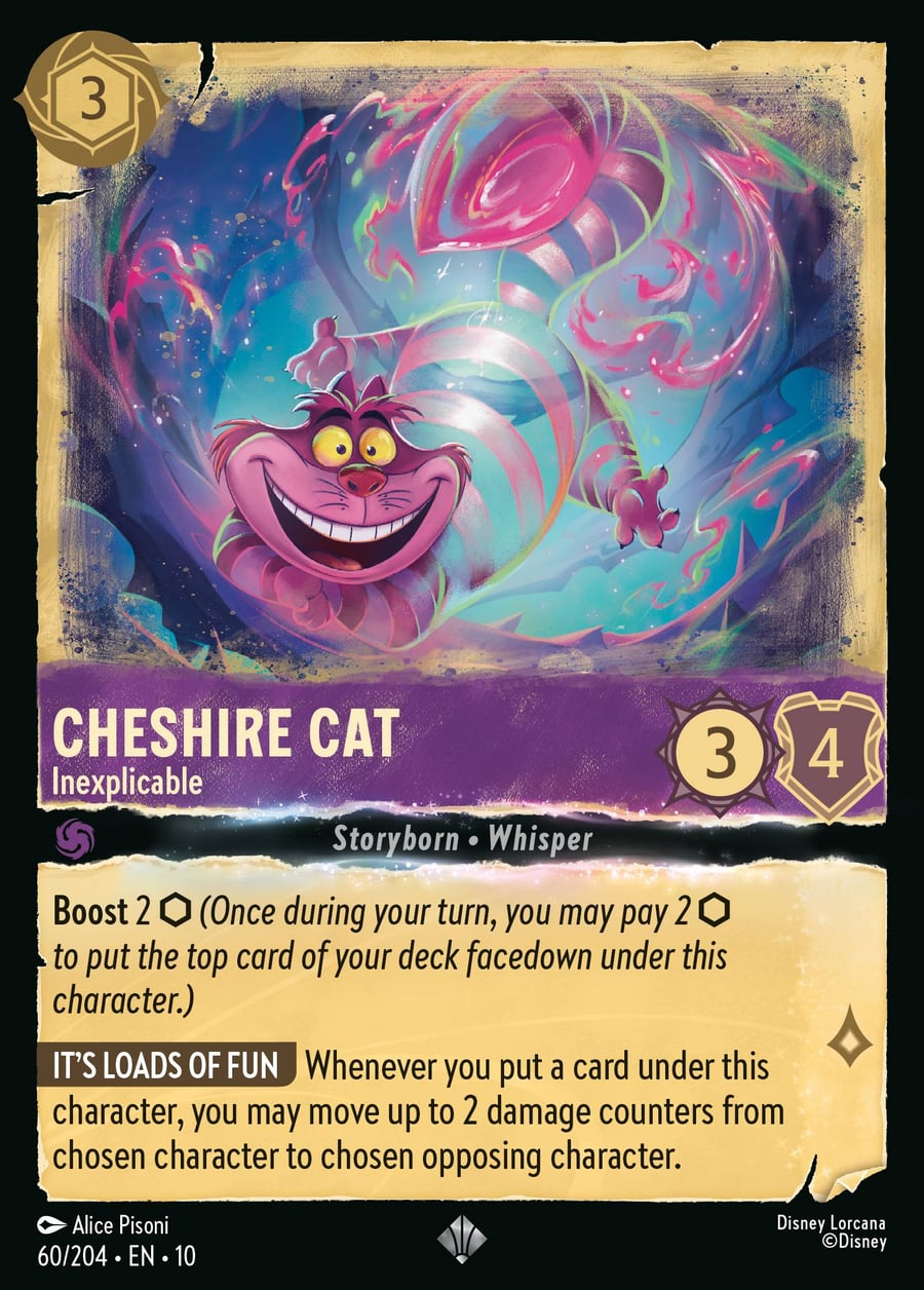 Cheshire Cat - Inexplicable card art
