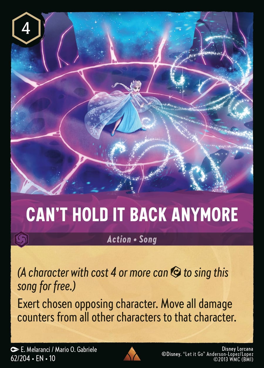 Can't Hold It Back Anymore card art
