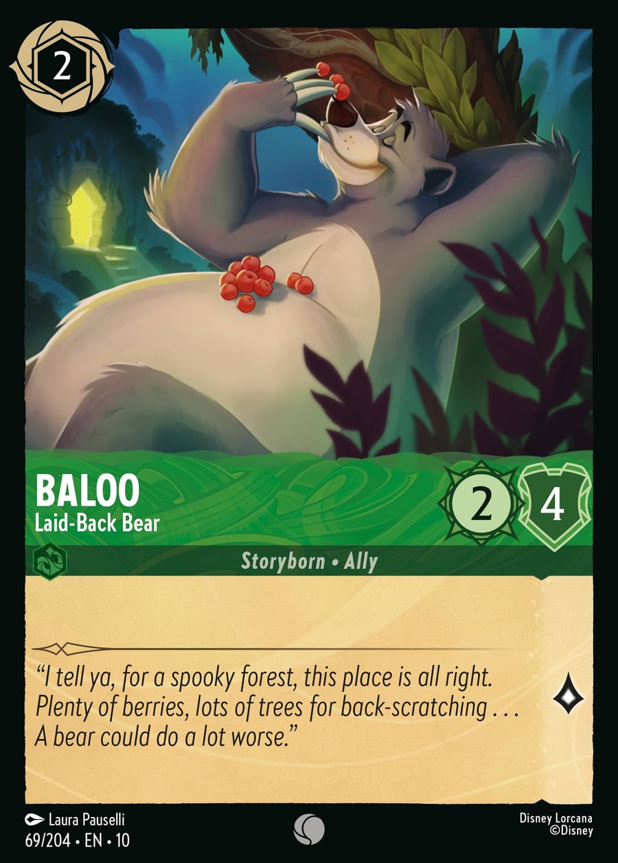 Baloo - Laid-Back Bear card art