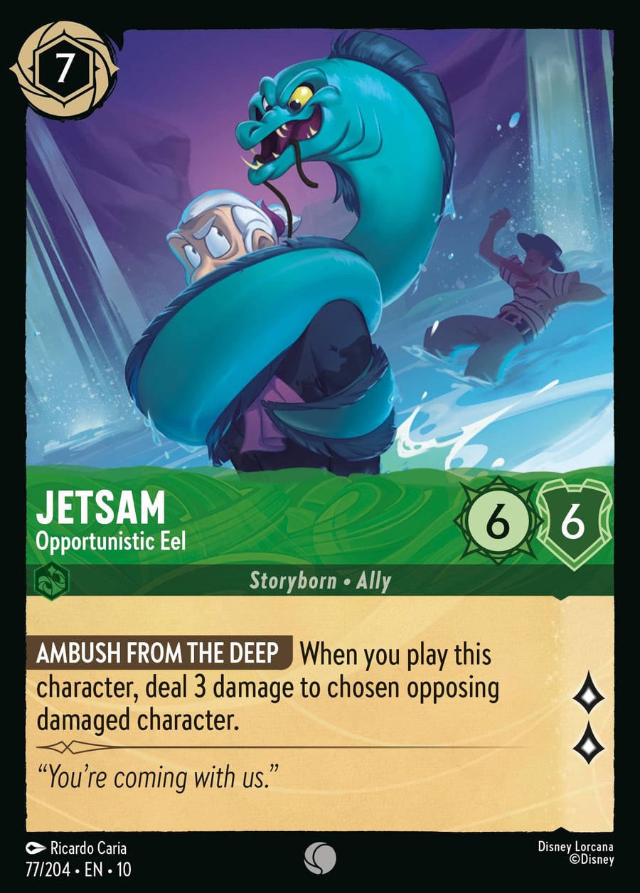 Jetsam - Opportunistic Eel card art