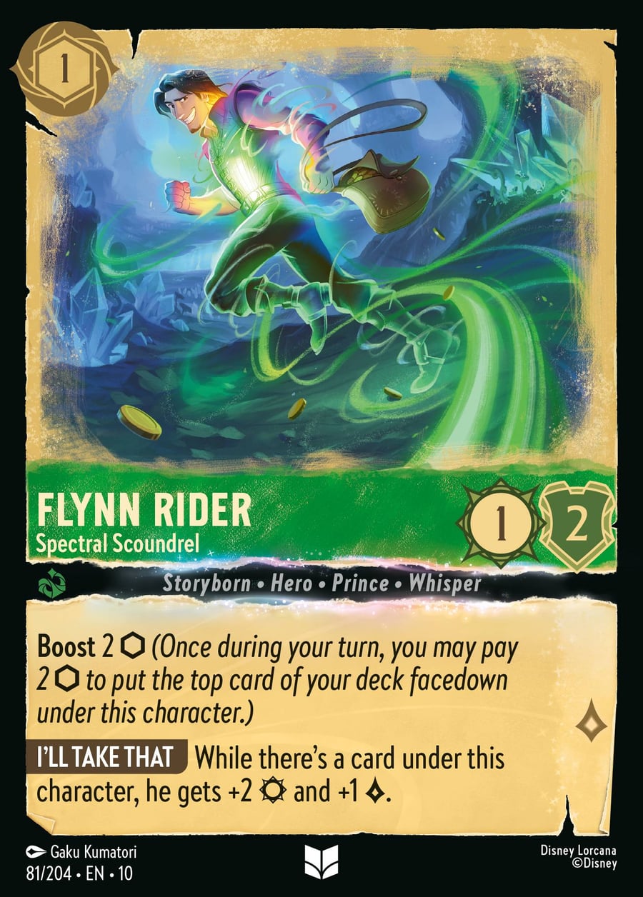 Flynn Rider - Spectral Scoundrel card art