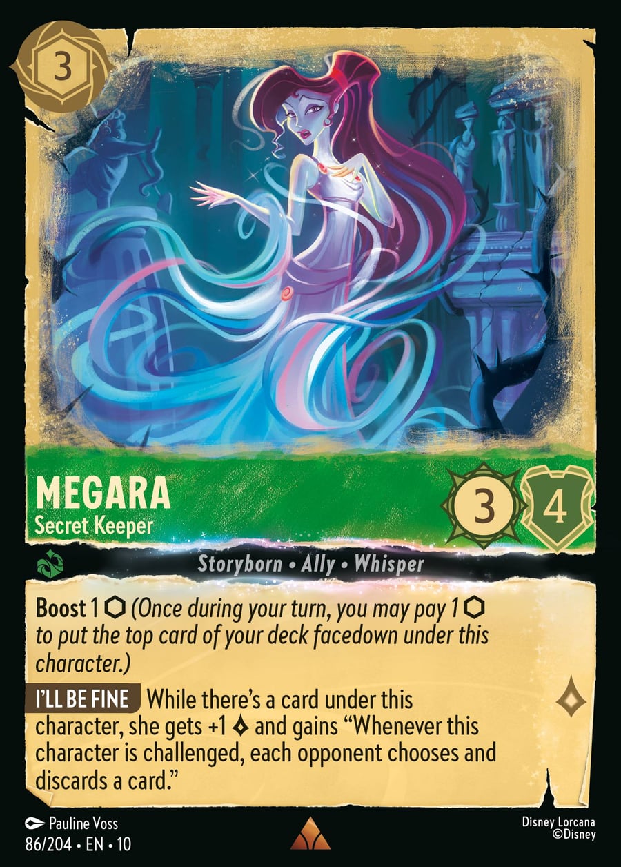Megara - Secret Keeper card art