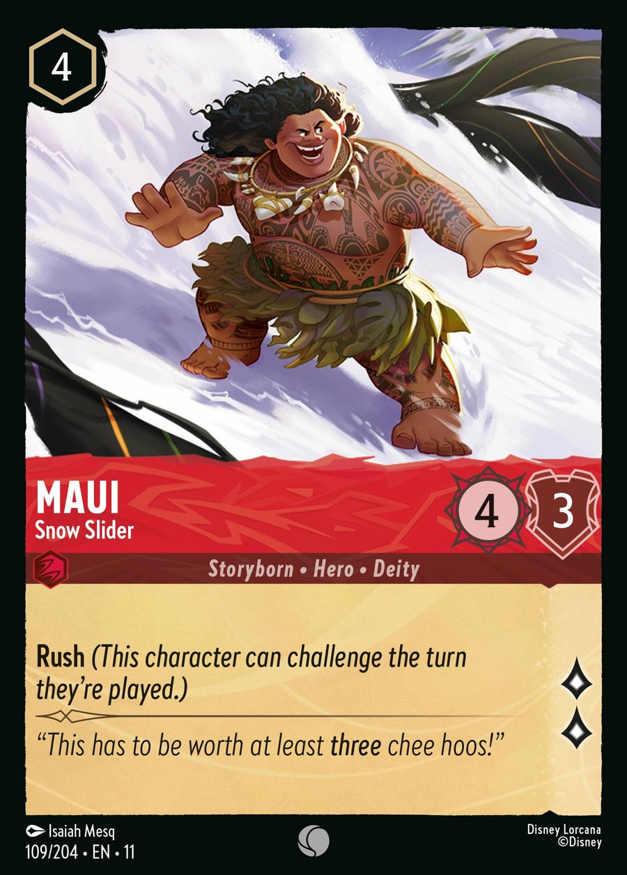 Maui - Snow Slider card art