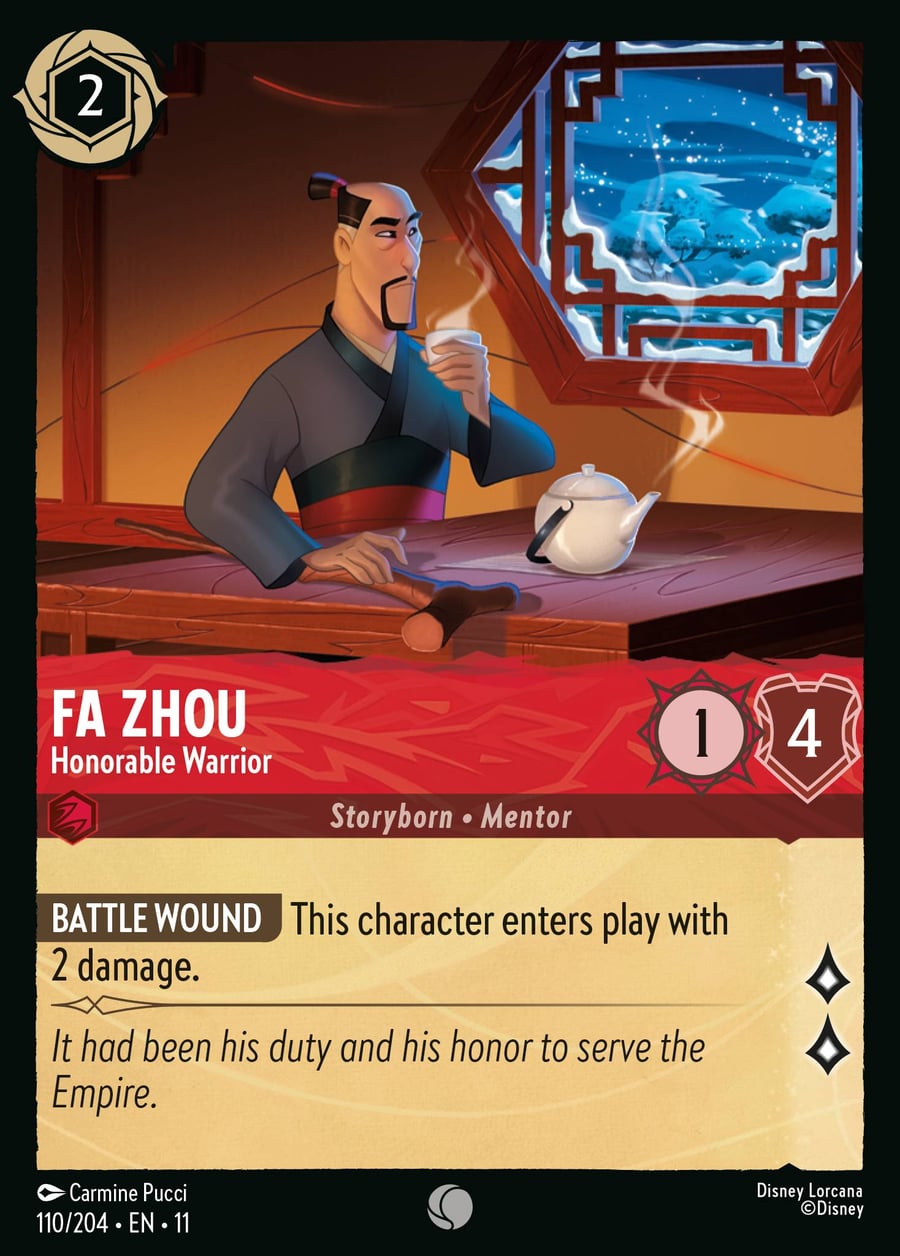 Fa Zhou - Honorable Warrior card art