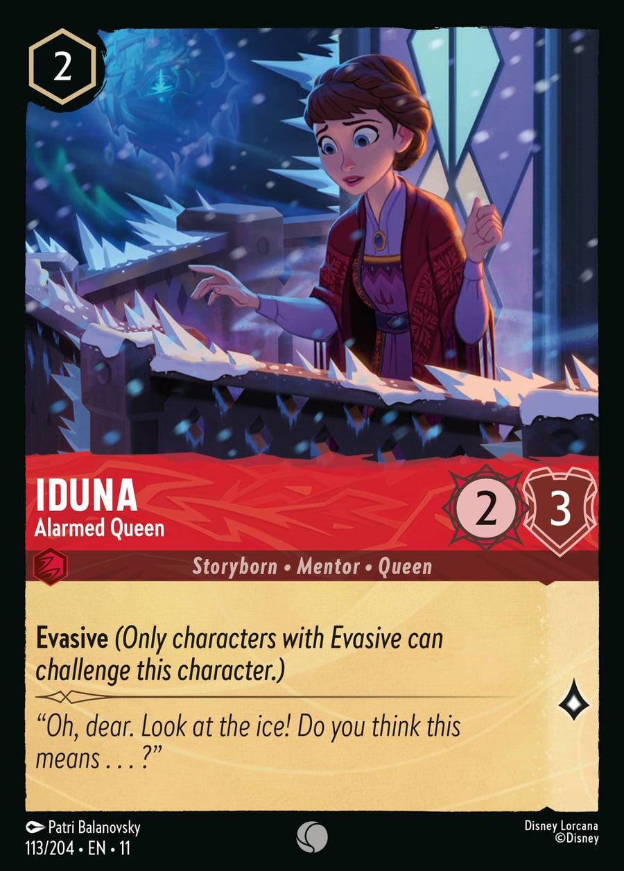 Iduna - Alarmed Queen card art
