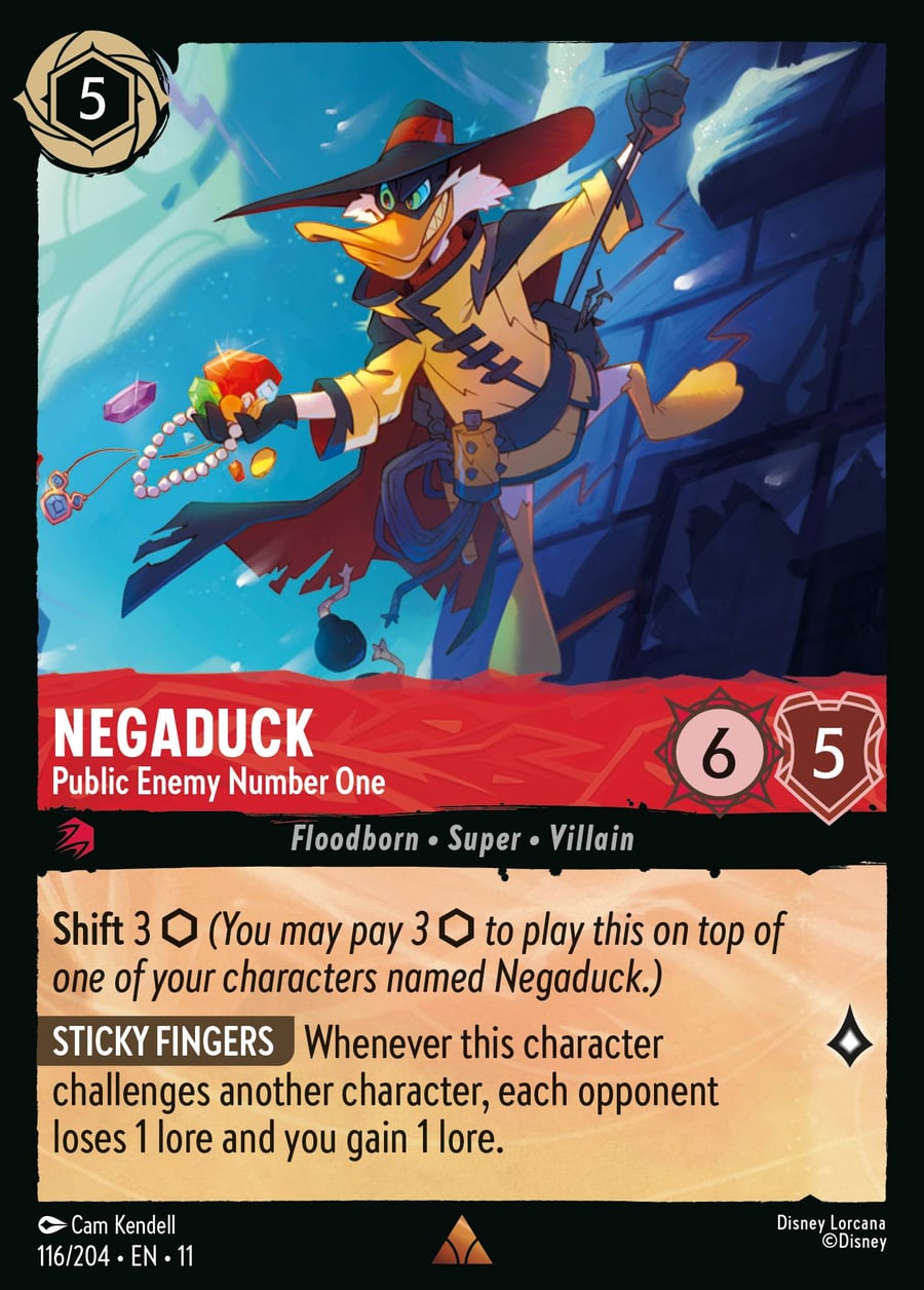 Negaduck - Public Enemy Number One card art