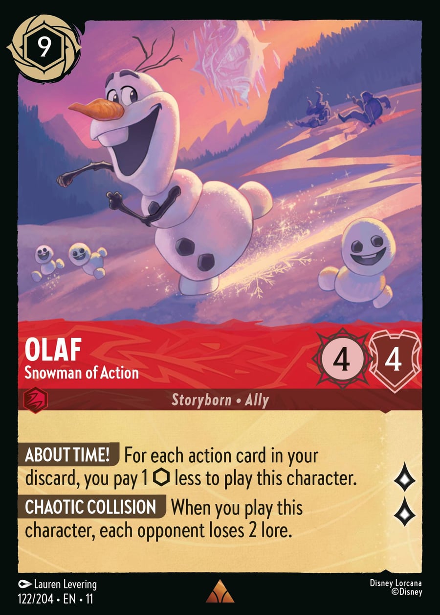 Olaf - Snowman of Action card art