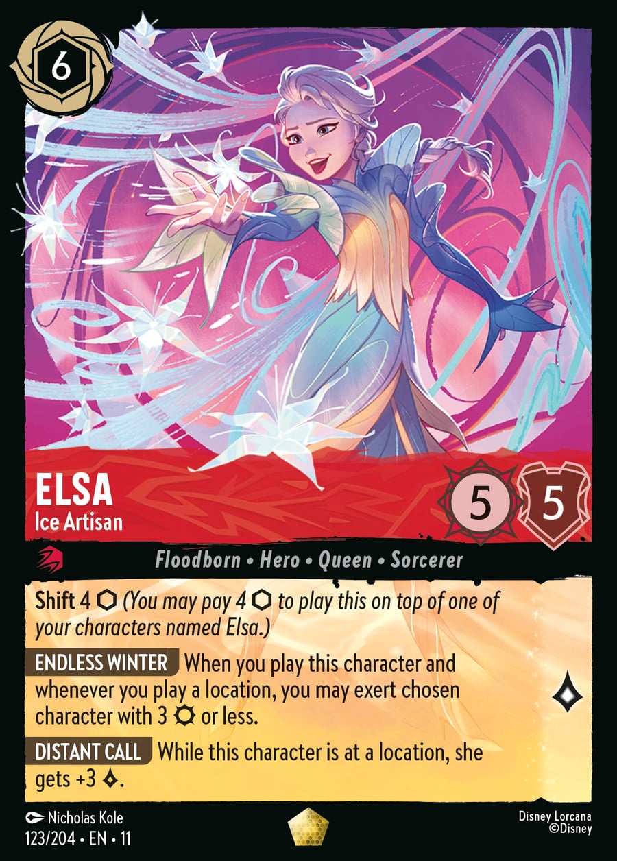 Elsa - Ice Artisan card art