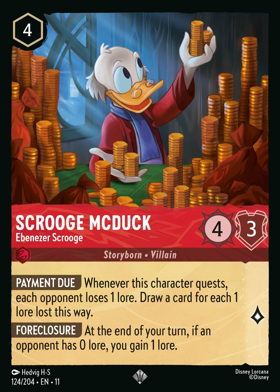 Scrooge McDuck - Ebenezer Scrooge card art