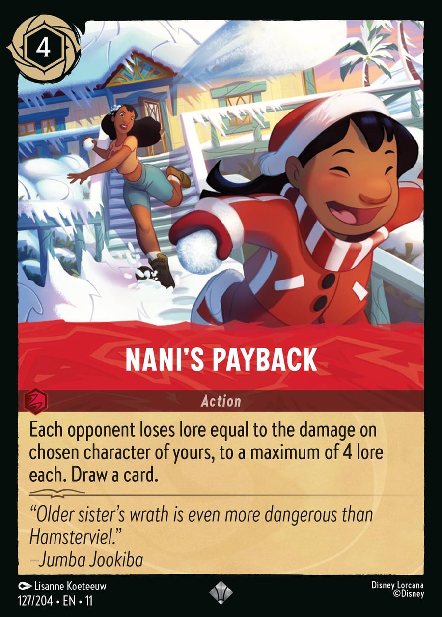 Nani's Payback card art