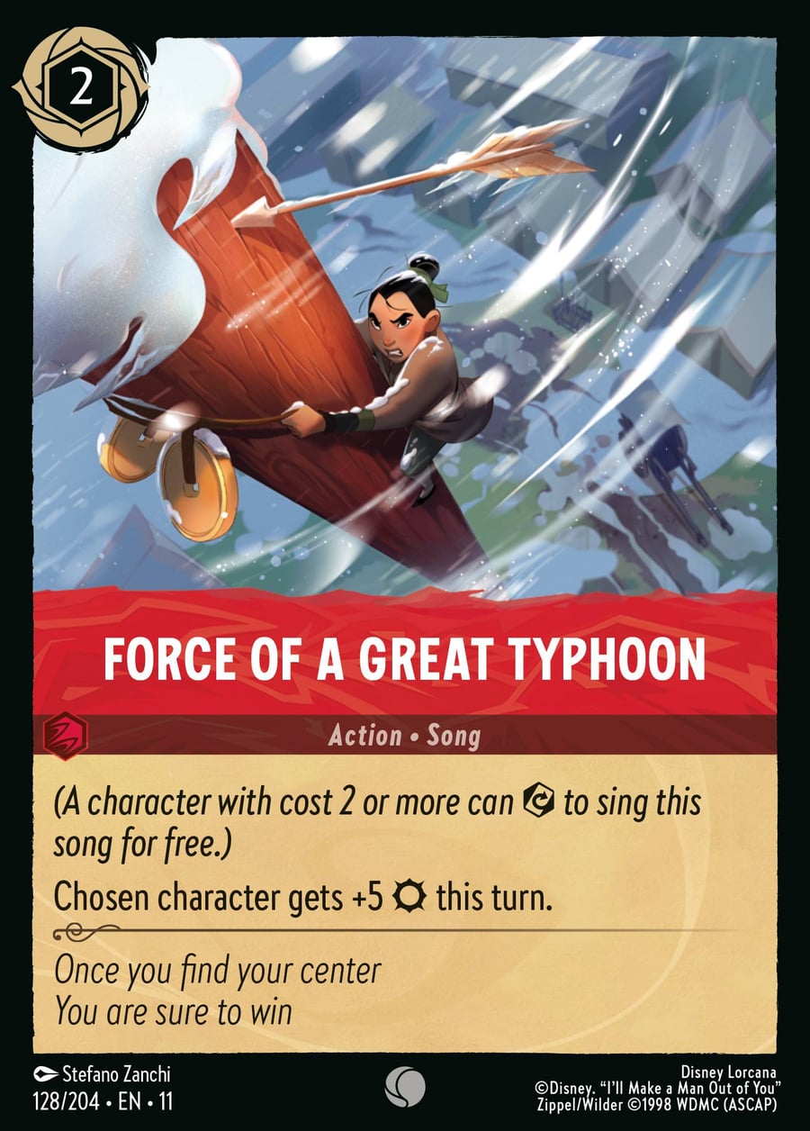 Force of a Great Typhoon card art