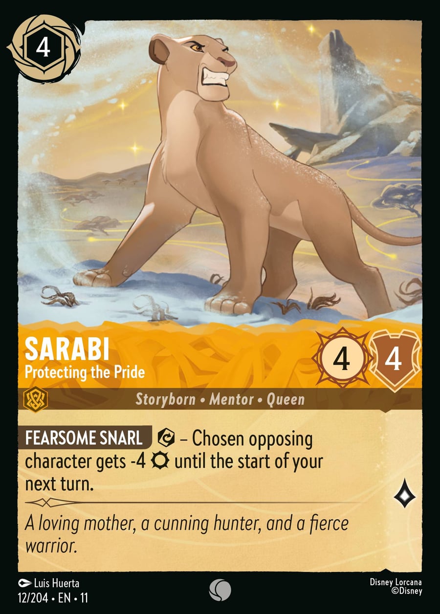 Sarabi - Protecting the Pride card art
