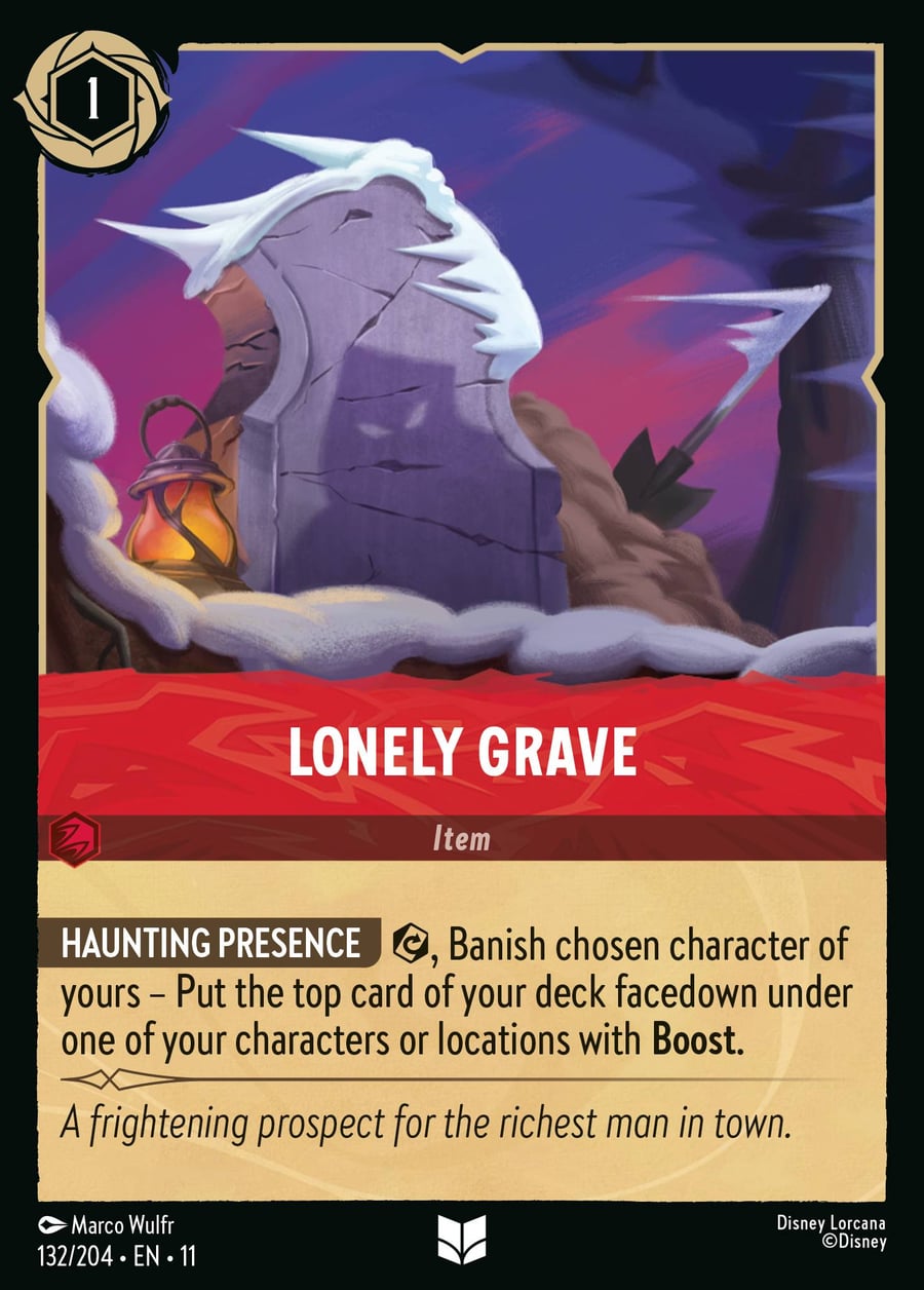 Lonely Grave card art