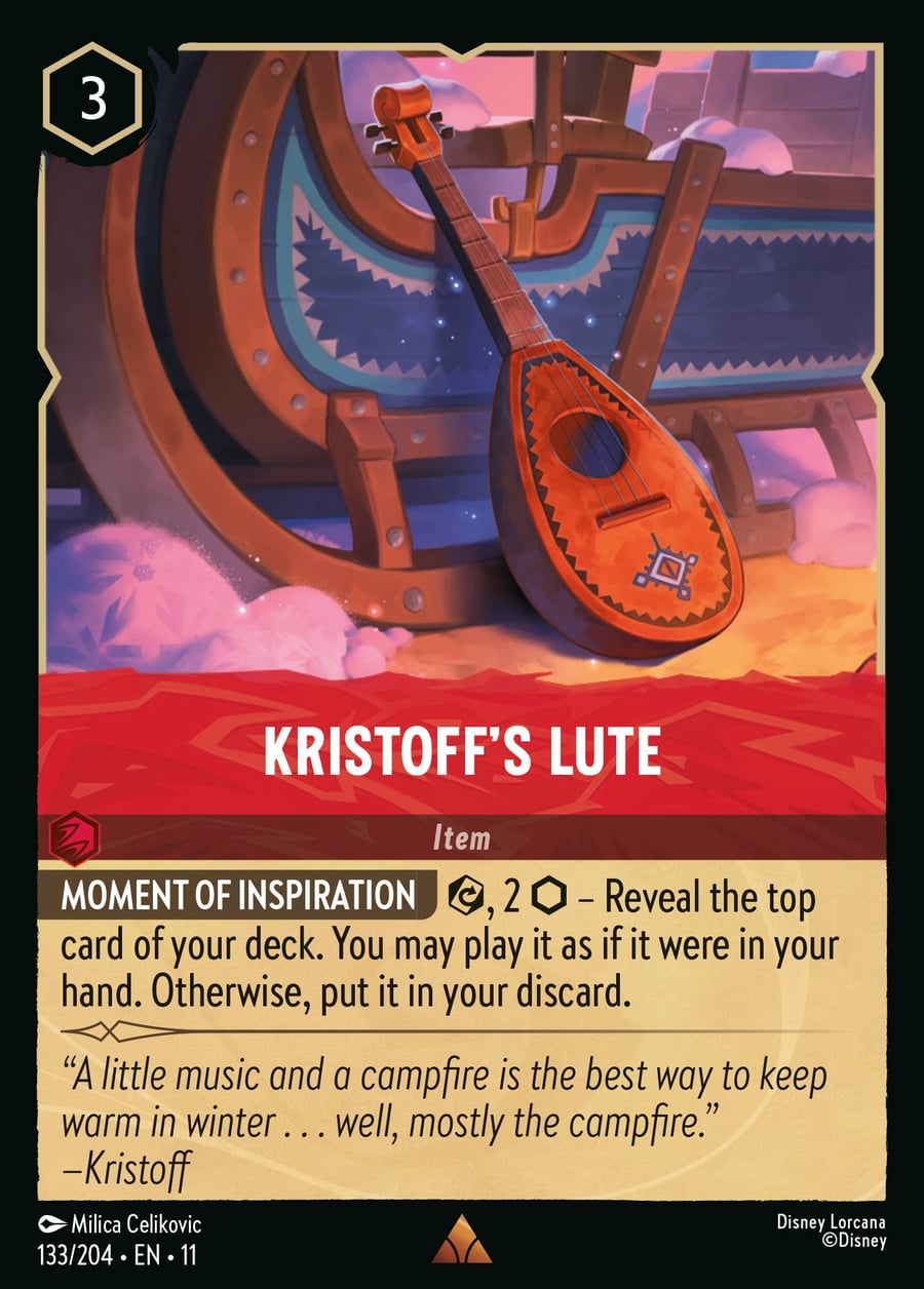 Kristoff's Lute card art