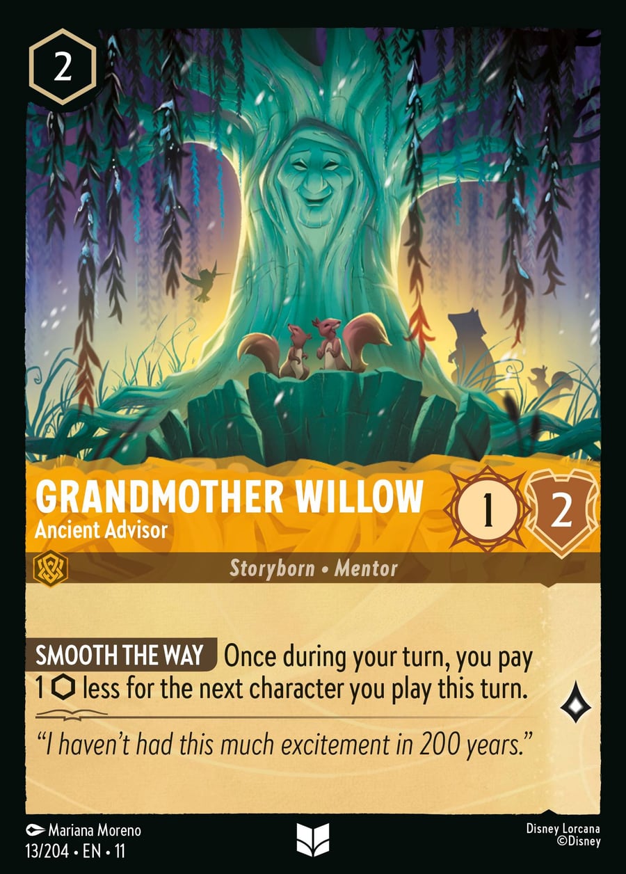 Grandmother Willow - Ancient Advisor card art