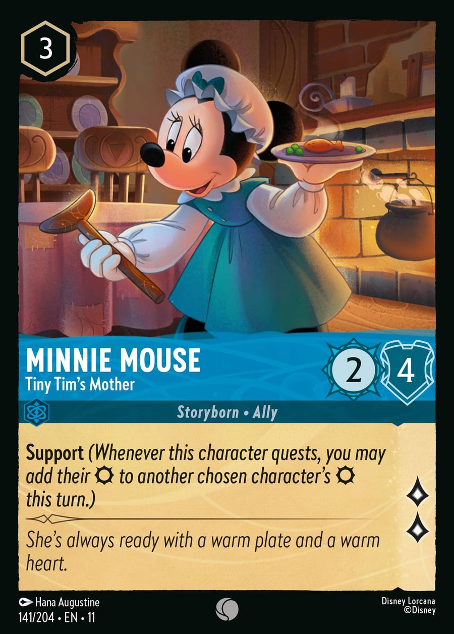 Minnie Mouse - Tiny Tim's Mother card art