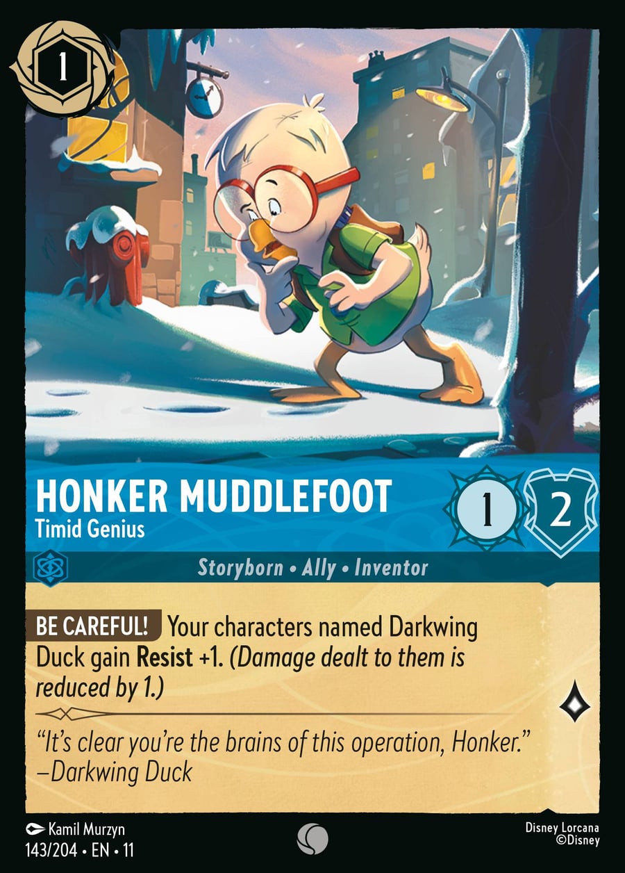 Honker Muddlefoot - Timid Genius card art