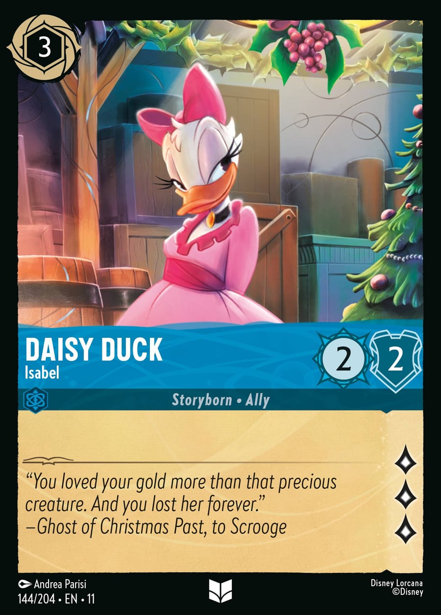 Daisy Duck - Isabel card art